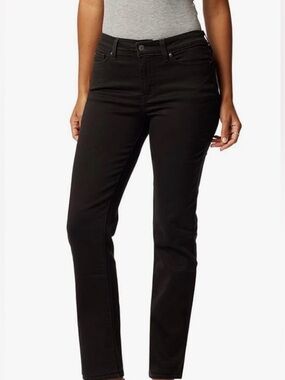 Signature Levi Strauss & Co. Gold Curvy Straight Jean 22 black - set of 4 pairs